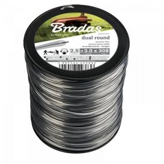 Trimerio valas Bradas RIPPER DUAL Round, 2,7mm x 380m (2,5kg) kaina ir informacija | Sodo technikos dalys | pigu.lt