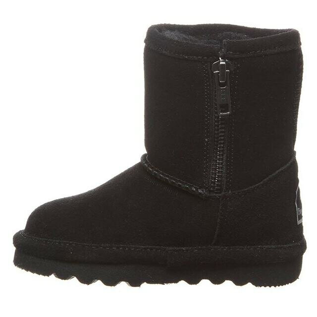 Bearpaw batai mergaitėms Elle Toddler Zip II, Juodi цена и информация | Žieminiai batai vaikams | pigu.lt