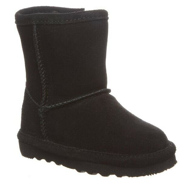 Bearpaw batai mergaitėms Elle Toddler Zip II, Juodi цена и информация | Žieminiai batai vaikams | pigu.lt