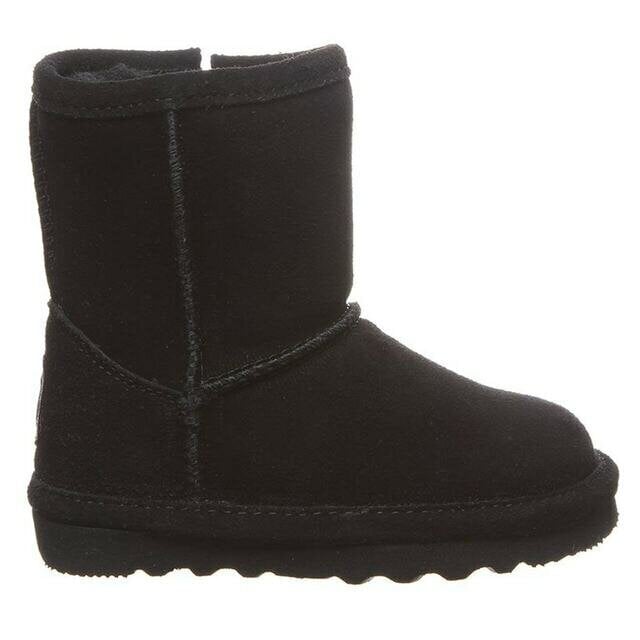 Bearpaw batai mergaitėms Elle Toddler Zip II, Juodi цена и информация | Žieminiai batai vaikams | pigu.lt