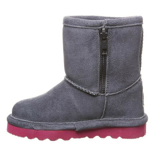 Bearpaw batai mergaitėms Elle Toddler ZIP Pilka_rožinė kaina ir informacija | Žieminiai batai vaikams | pigu.lt