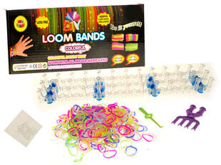 Набор для плетения браслетов, 600 шт. цена и информация | Развивающие игрушки | pigu.lt