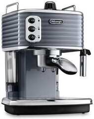 Delonghi Scultura Coffee maker ECZ351.GY Pump pressure 15 bar, Built-in milk frother, Semi-automatic, 1100 W, Grey цена и информация | Кофемашины | pigu.lt