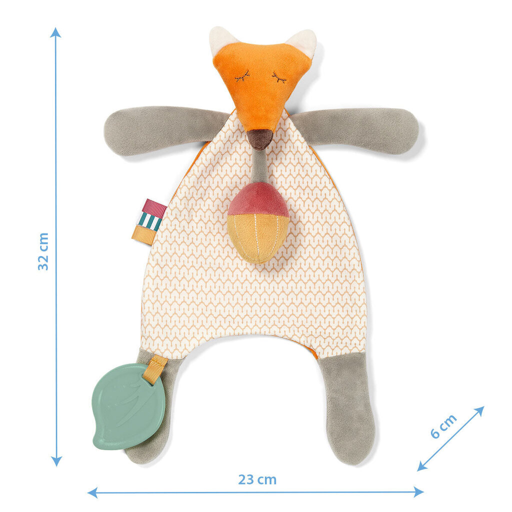 BabyOno minkštas žaislas - migdukas su girgždančiu pakabuku, Skinny Mate Pete, 1443 kaina ir informacija | Minkšti (pliušiniai) žaislai | pigu.lt