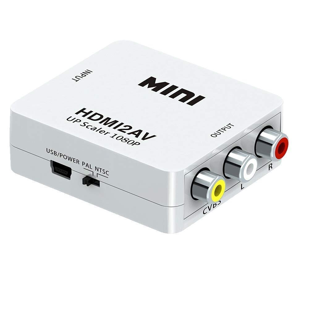 Видео конвертер Адаптер HDMI в AV RCA Converter цена | pigu.lt