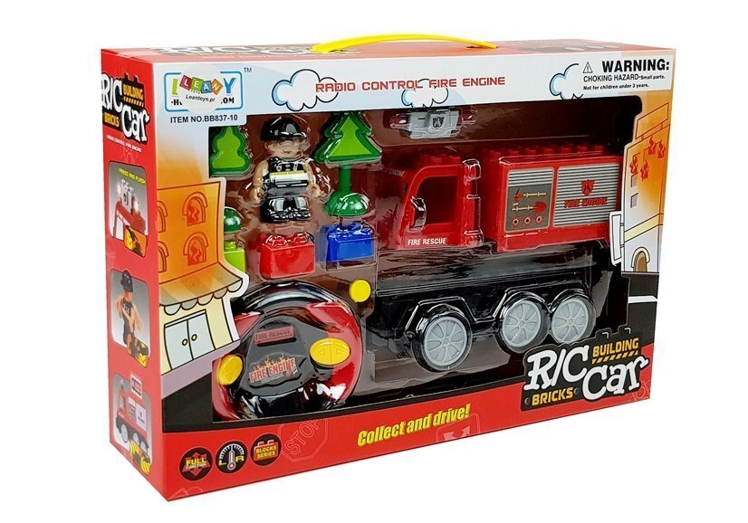 Nuotoliniu būdu valdomas gaisrinės automobilis цена и информация | Žaislai berniukams | pigu.lt
