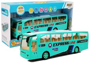 Interaktyvus žaislinis turistinis autobusas, mėlynas kaina ir informacija | Žaislai berniukams | pigu.lt
