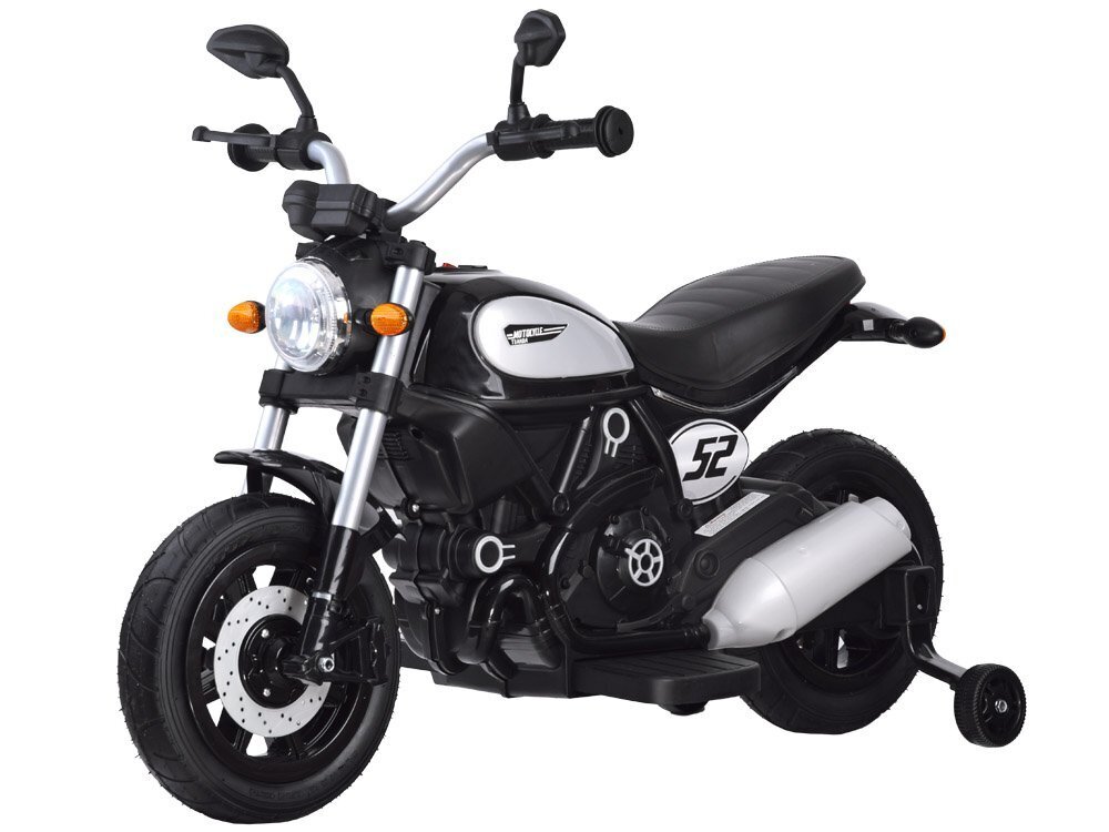 Vaikiškas elektrinis motociklas "Street BOB", juodas цена и информация | Elektromobiliai vaikams | pigu.lt