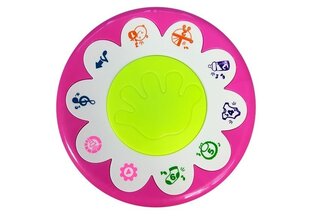 Интерактивный барабан с каруселью, розовый цена и информация | Игрушки для малышей | pigu.lt