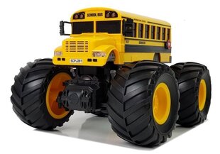 Didelis nuotoliniu būdu valdomas autobusas, geltonas kaina ir informacija | Žaislai berniukams | pigu.lt
