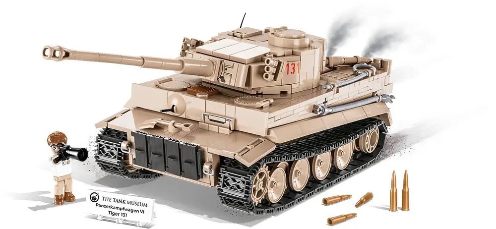 Tankas konstruktorius Cobi Panzerkampfwagen Tiger 131 kaina ir informacija | Konstruktoriai ir kaladėlės | pigu.lt