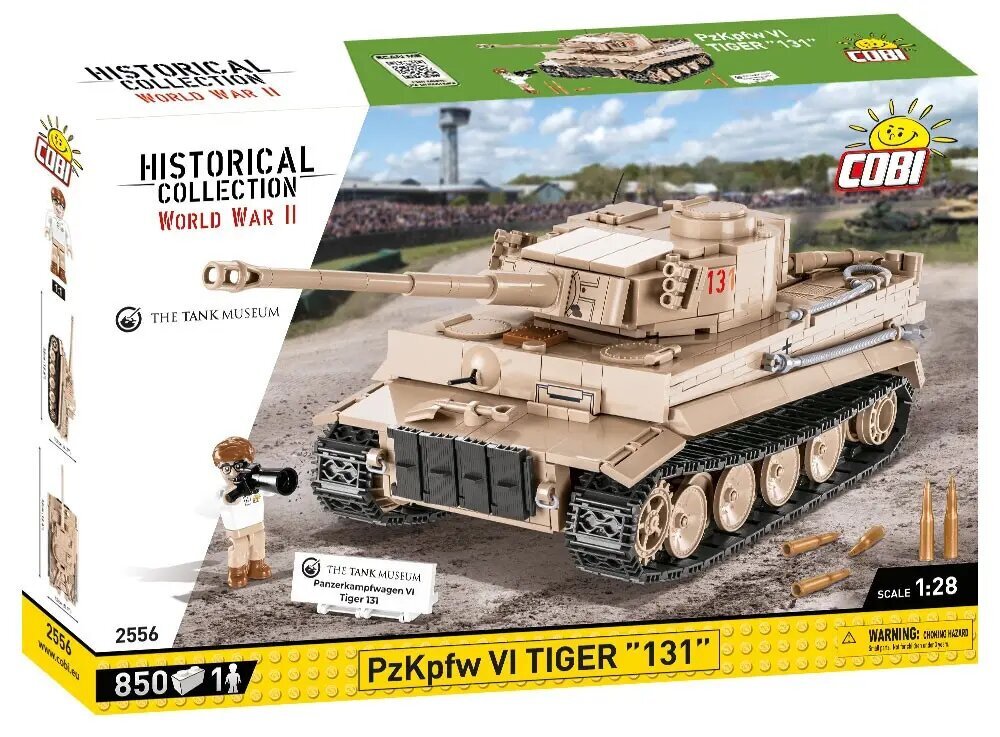 Tankas konstruktorius Cobi Panzerkampfwagen Tiger 131 kaina ir informacija | Konstruktoriai ir kaladėlės | pigu.lt