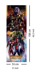 Plakatas Avengers Infinity War Heroes, 53x158 cm kaina ir informacija | Reprodukcijos, paveikslai | pigu.lt