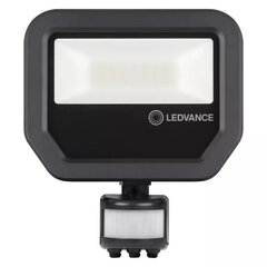 LED prožektorius LEDVANCE Floodlight PFM su judesio davikliu 20W/4000K IP65 BK kaina ir informacija | Lauko šviestuvai | pigu.lt