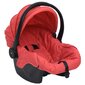 Automobilinė kėdutė kūdikiams, vidaXL Red, 42 x 65 x 57 cm kaina ir informacija | Autokėdutės | pigu.lt