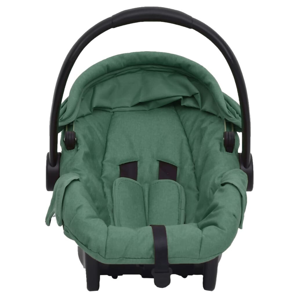 Automobilinė kėdutė kūdikiams, vidaXL Green, 42 x 65 x 57 cm kaina ir informacija | Autokėdutės | pigu.lt