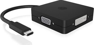 IcyBox IB-DK1104-C цена и информация | Адаптеры, USB-разветвители | pigu.lt