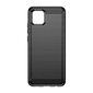 Hurtel Carbon Case skirtas Samsung A03S EU (166.5), juodas kaina ir informacija | Telefono dėklai | pigu.lt