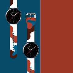 Ремешок запасной ремешок Moro для Samsung Galaxy Watch 42 мм, браслет Camo - 8, черный цена и информация | Аксессуары для смарт-часов и браслетов | pigu.lt