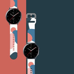 Ремешок запасной Moro для Samsung Galaxy Watch 46 мм, браслет Camo - 8, черный цена и информация | Аксессуары для смарт-часов и браслетов | pigu.lt
