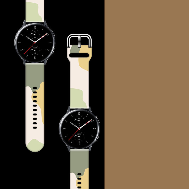 Hurtel Strap Moro Band Pattern 14 kaina ir informacija | Išmaniųjų laikrodžių ir apyrankių priedai | pigu.lt