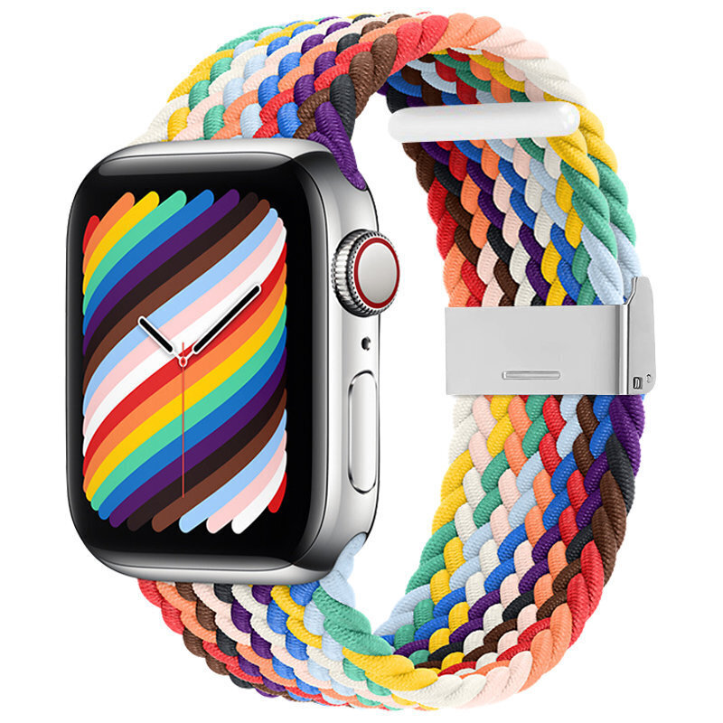 Laikrodžio apyrankė Apple Watch 7 / 6 / SE / 5 / 4 / 3 / 2, 41mm / 40 mm / 38 mm, skirtingos spalvos kaina ir informacija | Telefono dėklai | pigu.lt