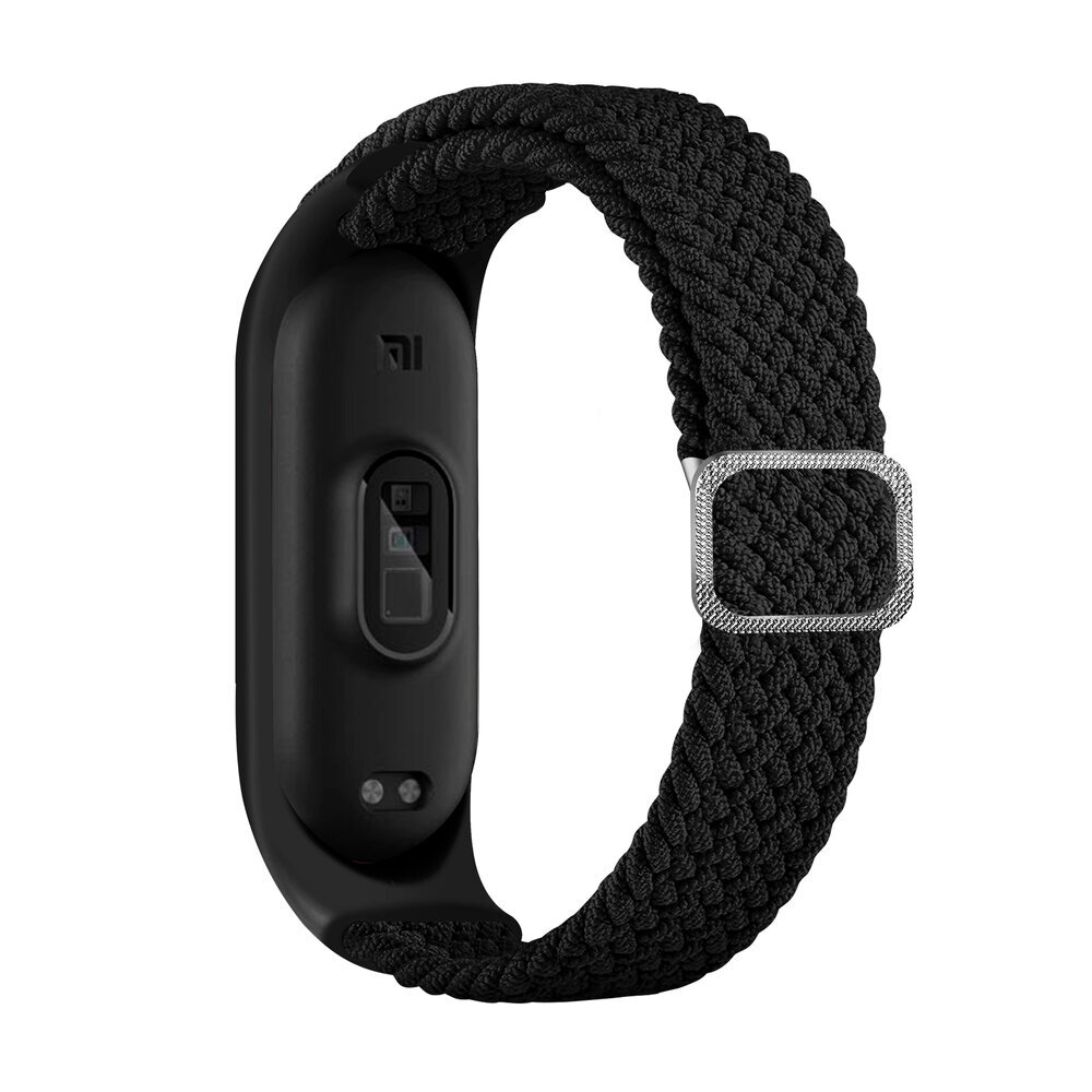 Watch Band Woven Black kaina ir informacija | Išmaniųjų laikrodžių ir apyrankių priedai | pigu.lt