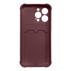 Hurtel Card Armor Case cover skirtas iPhone SE 2022 / SE 2020 / iPhone 8 / iPhone 7, violetinis kaina ir informacija | Telefono dėklai | pigu.lt
