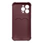 Hurtel Card Armor Case cover skirtas iPhone 11 Pro Max, violetinis цена и информация | Telefono dėklai | pigu.lt