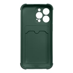 Hurtel Card Armor Case cover skirtas iPhone 12 Pro, žalias kaina ir informacija | Telefono dėklai | pigu.lt