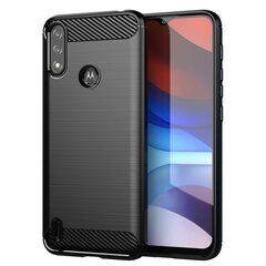 Hurtel Carbon Case skirtas Motorola Moto E7i Power, juodas kaina ir informacija | Telefono dėklai | pigu.lt