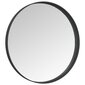 Sieninis veidrodis, 50 cm, juodas kaina ir informacija | Veidrodžiai | pigu.lt