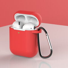 Hurtel AirPods 2 / AirPods 1, red цена и информация | Аксессуары для наушников | pigu.lt