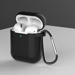 Hurtel AirPods 2 / AirPods 1, black цена и информация | Аксессуары для наушников | pigu.lt