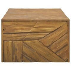 Kavos staliukas, 110x60x38cm, tikmedžio medienos masyvas kaina ir informacija | Kavos staliukai | pigu.lt
