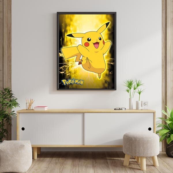 Pokemon Pikachu Lightning, 61x91,5 cm kaina ir informacija | Žaidėjų atributika | pigu.lt