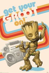 Стражи Галактики Get Your Groot On - плакат 61x91,5 cm цена и информация | Репродукции, картины | pigu.lt