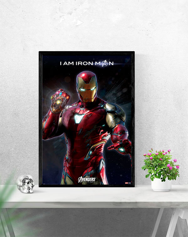 Plakatas Avengers Endgame Iron man, 61x91,5 cm kaina ir informacija | Reprodukcijos, paveikslai | pigu.lt