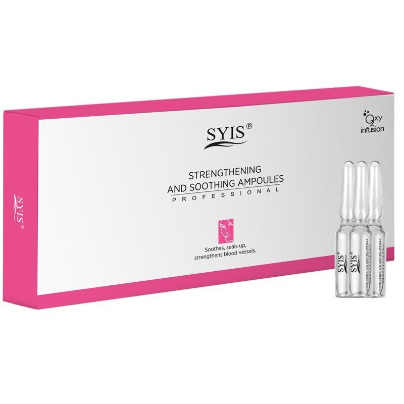 Ampulės Syis Couperose Stop, 10x3 ml kaina ir informacija | Veido aliejai, serumai | pigu.lt