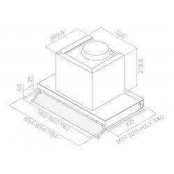 Elica BOXIN IX/A/86 kaina ir informacija | Gartraukiai | pigu.lt