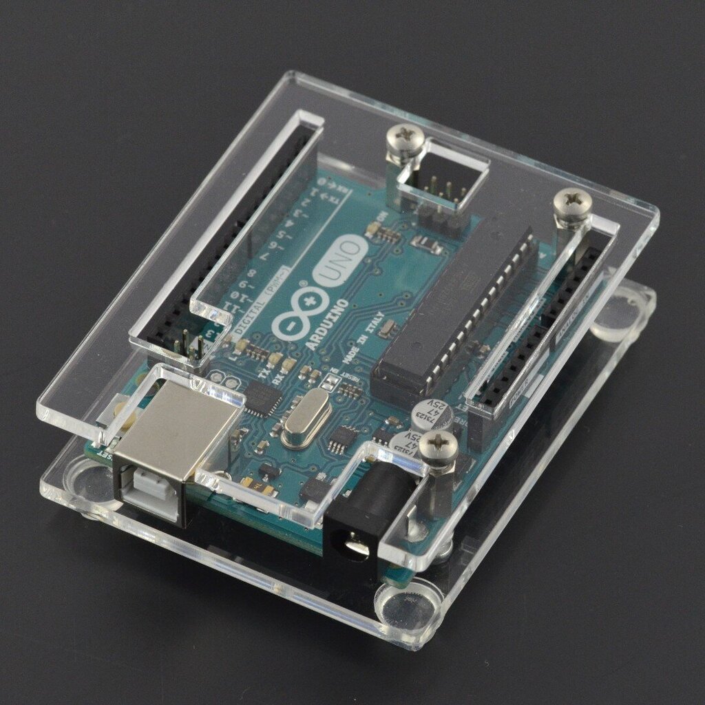 Arduino Uno ir Leonardo dėžutė kaina ir informacija | Atviro kodo elektronika | pigu.lt