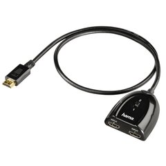 Hama HDMI адаптер 2X1 цена и информация | Адаптеры, USB-разветвители | pigu.lt