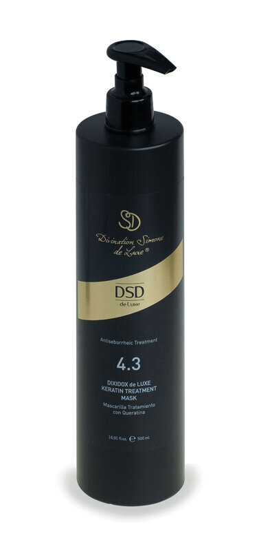 Kaukė su keratinu DSD Deluxe Dixidox de Luxe, 500 ml kaina ir informacija | Priemonės plaukų stiprinimui | pigu.lt