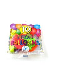 Balionai Neon, 10 vnt. kaina ir informacija | Balionai | pigu.lt
