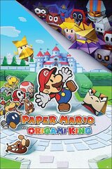 Nintendo Paper Mario The Origami King – plakatas 61x91,5 cm kaina ir informacija | Reprodukcijos, paveikslai | pigu.lt