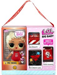 Lėlė LOL Surprise! Big Baby MC SWAG (28 cm) kaina ir informacija | Žaislai mergaitėms | pigu.lt