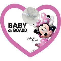 Табличка "Baby On Board" Minnie цена и информация | Автопринадлежности | pigu.lt