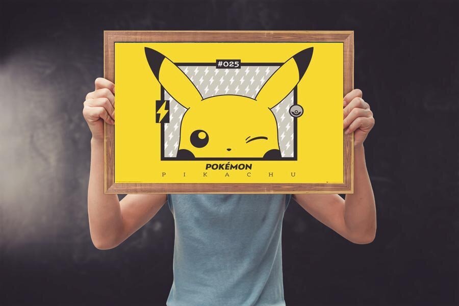 Pokemon Pikachu, 91,5x61 cm kaina ir informacija | Žaidėjų atributika | pigu.lt