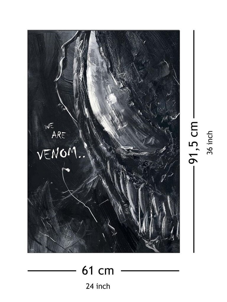 Plakatas Marvel We Are Venom 2, 61x91,5 cm kaina ir informacija | Reprodukcijos, paveikslai | pigu.lt