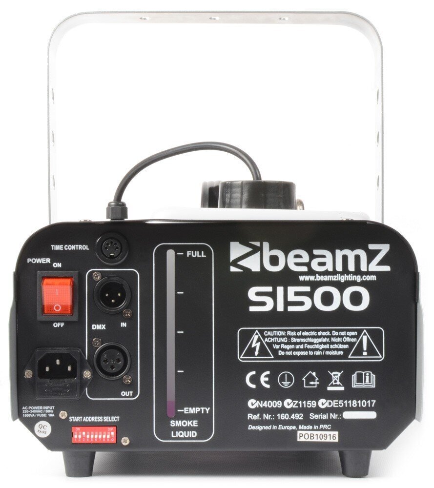 BeamZ S1500 DMX dūmų mašina su laikmačiu kaina ir informacija | Dekoracijos šventėms | pigu.lt